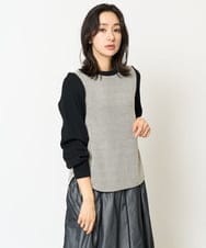 PZKAB28230 GEORGES RECH(ジョルジュ・レッシュ) ジャガードジャージープルオーバー ブラック系