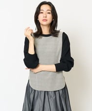 PZKAB28230 GEORGES RECH(ジョルジュ・レッシュ) ジャガードジャージープルオーバー ブラック系