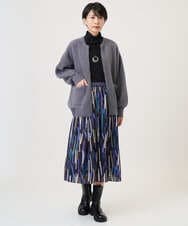 PZKAD12180 GEORGES RECH(ジョルジュ・レッシュ) カシミヤハイネックチュールカットソー ブラック