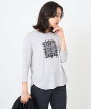 PZKAD16180 GEORGES RECH(ジョルジュ・レッシュ) ベア天竺ロゴプルオーバー ブラック