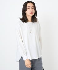 PZKAD17180 GEORGES RECH(ジョルジュ・レッシュ) ストレッチブラウソー ホワイト