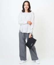PZKAD17180 GEORGES RECH(ジョルジュ・レッシュ) ストレッチブラウソー ブラック