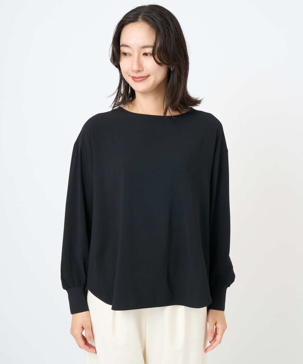 PZKAD17180 GEORGES RECH(ジョルジュ・レッシュ) ストレッチブラウソー ブラック