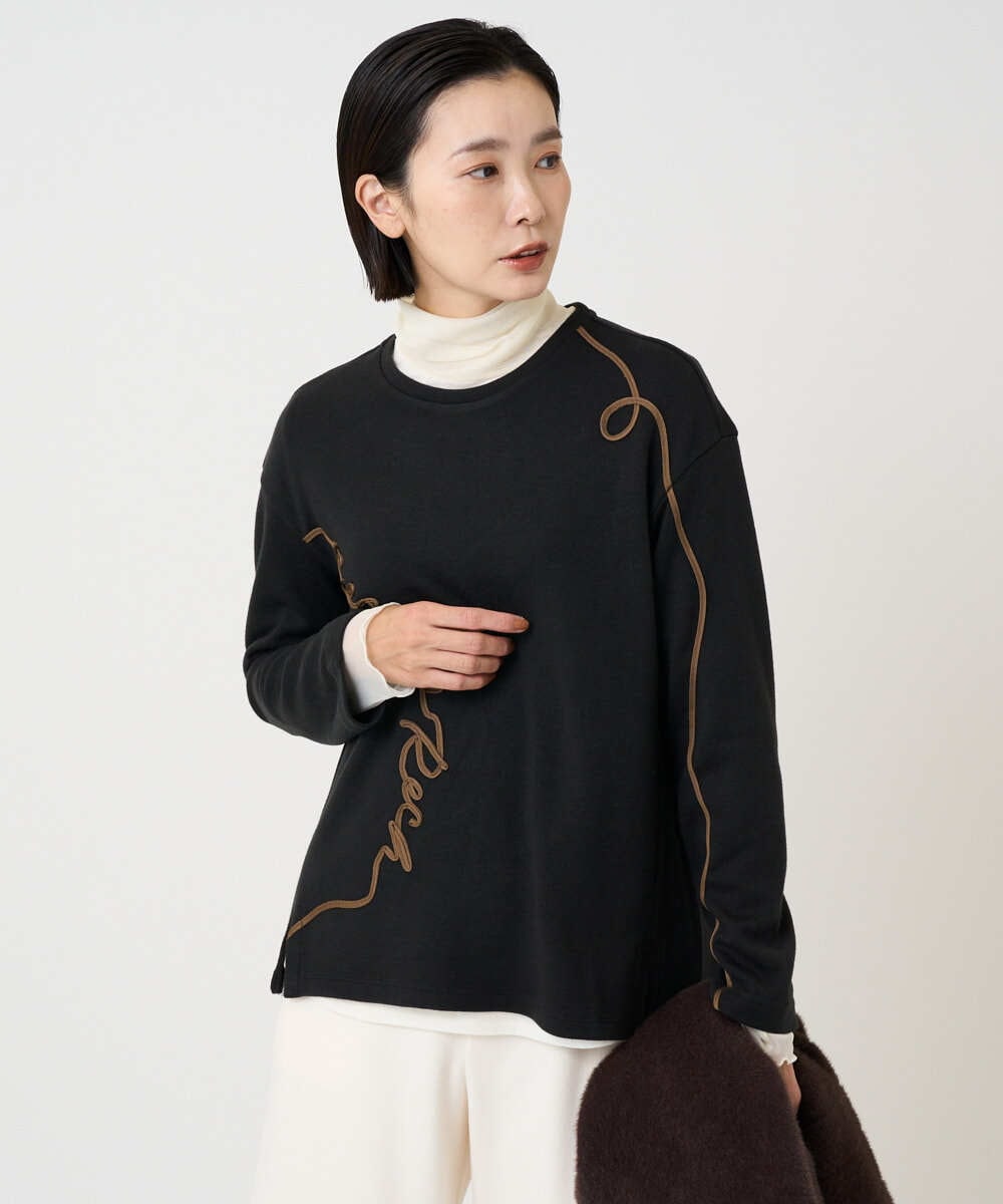 PZKAD23230 GEORGES RECH ロゴポンチジャージープルオーバー