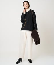 PZKAD23230 GEORGES RECH(ジョルジュ・レッシュ) ロゴポンチジャージープルオーバー グレー系