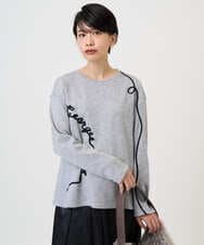 PZKAD23230 GEORGES RECH(ジョルジュ・レッシュ) ロゴポンチジャージープルオーバー グレー系
