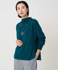 PZKAD30290 GEORGES RECH(ジョルジュ・レッシュ)  [セットアップ対応]ボトルネックドルマンスリーブジャージーカットソー グリーン