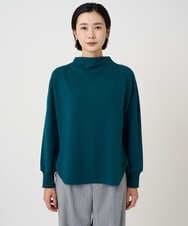 PZKAD30290 GEORGES RECH(ジョルジュ・レッシュ)  [セットアップ対応]ボトルネックドルマンスリーブジャージーカットソー グリーン