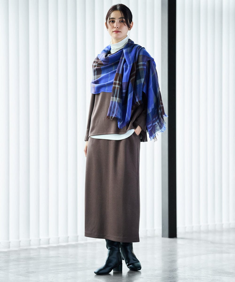 PZKAG26180 GEORGES RECH(ジョルジュ・レッシュ) ベアテンハイネックカットソー パープル