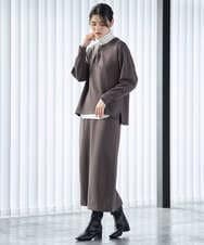 PZKAG26180 GEORGES RECH(ジョルジュ・レッシュ) ベアテンハイネックカットソー パープル