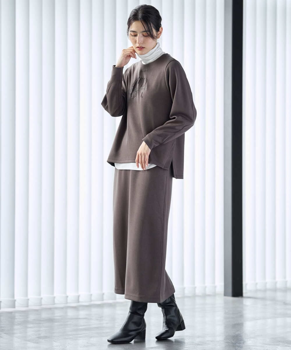 PZKAG26180 GEORGES RECH(ジョルジュ・レッシュ) ベアテンハイネックカットソー パープル