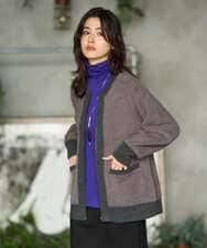 PZKAG26180 GEORGES RECH(ジョルジュ・レッシュ) ベアテンハイネックカットソー パープル