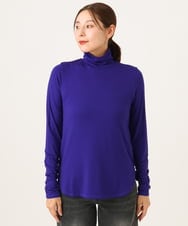 PZKAG26180 GEORGES RECH(ジョルジュ・レッシュ) ベアテンハイネックカットソー パープル