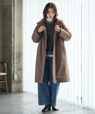 PZKAG26180 GEORGES RECH(ジョルジュ・レッシュ) ベアテンハイネックカットソー パープル
