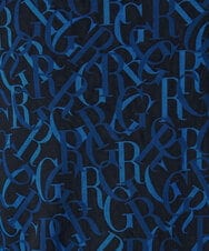 PZKAG33230 GEORGES RECH(ジョルジュ・レッシュ)  [日本製]ダブルフェイスボトルネックロゴカットソー ブラック