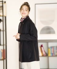 PZKAG48230 GEORGES RECH(ジョルジュ・レッシュ) [日本製]起毛ジャガードハイネックカットソー ブルー