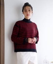 PZKAG55190 GEORGES RECH(ジョルジュ・レッシュ) チュールドッキングハイネックカットソー ライトグレー
