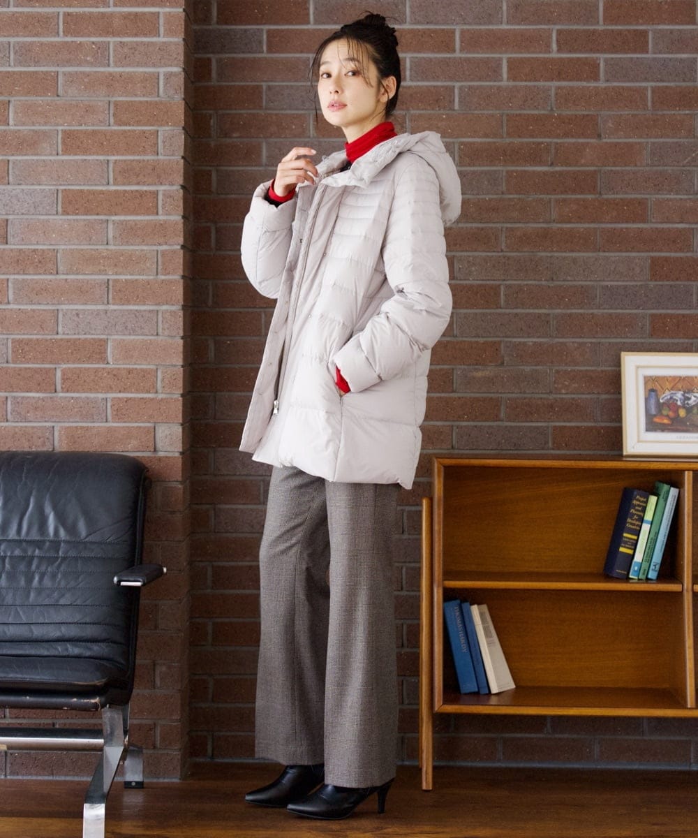 PZKAG56190 GEORGES RECH(ジョルジュ・レッシュ) ウール混ベアテンハイネックカットソー ブルー