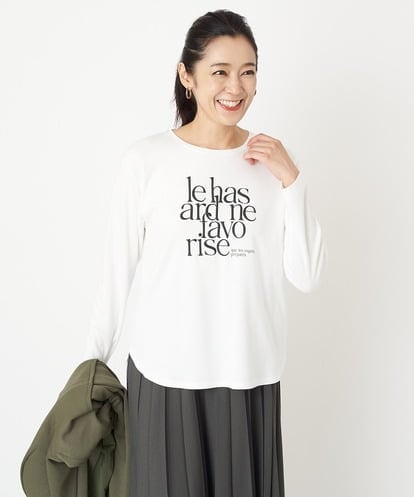 PZKAW25150 GEORGES RECH ソリッドロゴロングカットソー