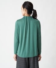 PZKAX69190 GEORGES RECH(ジョルジュ・レッシュ) リヨセルギャザーハイネックカットソー グリーン