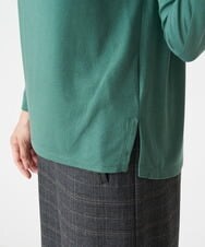 PZKAX69190 GEORGES RECH(ジョルジュ・レッシュ) リヨセルギャザーハイネックカットソー グリーン
