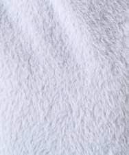 PZKCD60180 GEORGES RECH(ジョルジュ・レッシュ)  [日本製]ボトルネックフレンチスリーブテディベスト ライトブルー