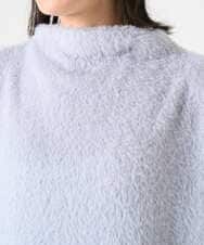 PZKCD60180 GEORGES RECH(ジョルジュ・レッシュ)  [日本製]ボトルネックフレンチスリーブテディベスト ライトブルー