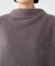 PZKCD60180 GEORGES RECH(ジョルジュ・レッシュ)  [日本製]ボトルネックフレンチスリーブテディベスト ベージュ