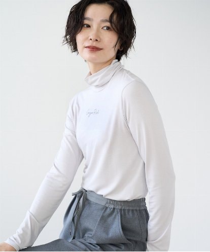 PZKCD63130 GEORGES RECH ベアテンジャージーハイネックロゴカットソー