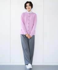 PZKCD63130 GEORGES RECH(ジョルジュ・レッシュ) ベアテンジャージーハイネックロゴカットソー ライトグレー