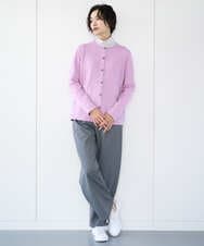 PZKCD63130 GEORGES RECH(ジョルジュ・レッシュ) ベアテンジャージーハイネックロゴカットソー ライトグレー