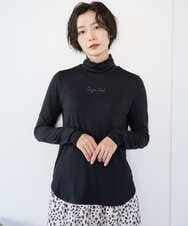 PZKCD63130 GEORGES RECH(ジョルジュ・レッシュ) ベアテンジャージーハイネックロゴカットソー ライトグレー