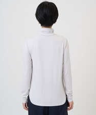 PZKCD63130 GEORGES RECH(ジョルジュ・レッシュ) ベアテンジャージーハイネックロゴカットソー ライトグレー