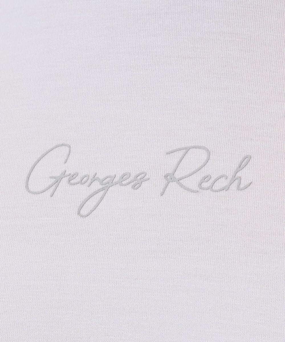 PZKCD63130 GEORGES RECH(ジョルジュ・レッシュ) ベアテンジャージーハイネックロゴカットソー ライトグレー