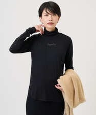 PZKCD63130 GEORGES RECH(ジョルジュ・レッシュ) ベアテンジャージーハイネックロゴカットソー ブラック