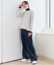 PZKEE02290 GEORGES RECH(ジョルジュ・レッシュ) ハーフジップジャージープルオーバー ネイビー