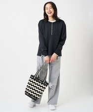 PZKEE02290 GEORGES RECH(ジョルジュ・レッシュ) ハーフジップジャージープルオーバー ネイビー