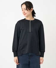 PZKEE02290 GEORGES RECH(ジョルジュ・レッシュ) ハーフジップジャージープルオーバー ネイビー