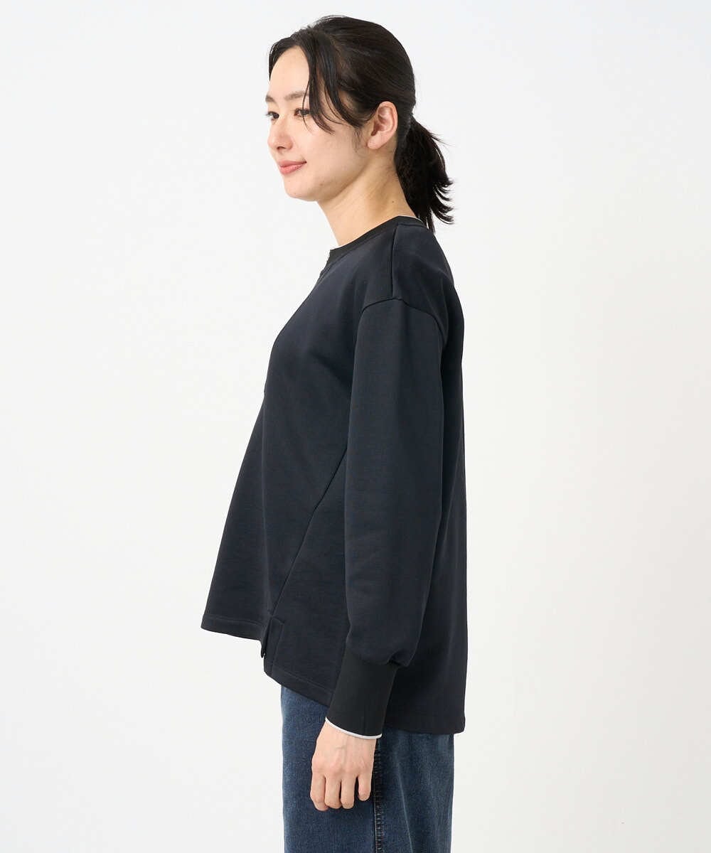 PZKEE02290 GEORGES RECH(ジョルジュ・レッシュ) ハーフジップジャージープルオーバー ネイビー