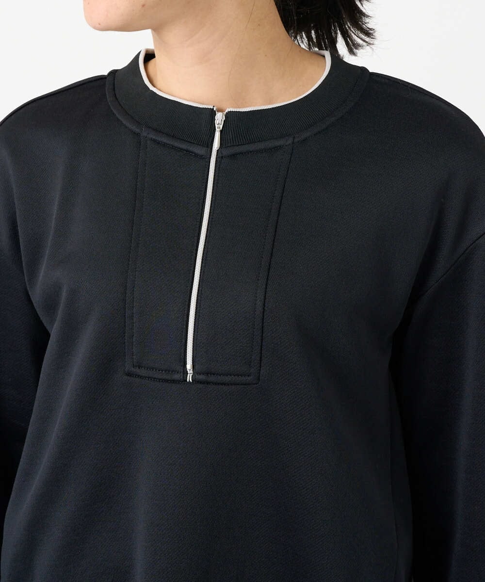PZKEE02290 GEORGES RECH(ジョルジュ・レッシュ) ハーフジップジャージープルオーバー ネイビー