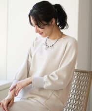 PZKEE20290 GEORGES RECH(ジョルジュ・レッシュ) [セットアップ対応]ダンボールジャージープルオーバー ベージュ