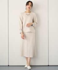 PZKEE20290 GEORGES RECH(ジョルジュ・レッシュ) [セットアップ対応]ダンボールジャージープルオーバー ベージュ