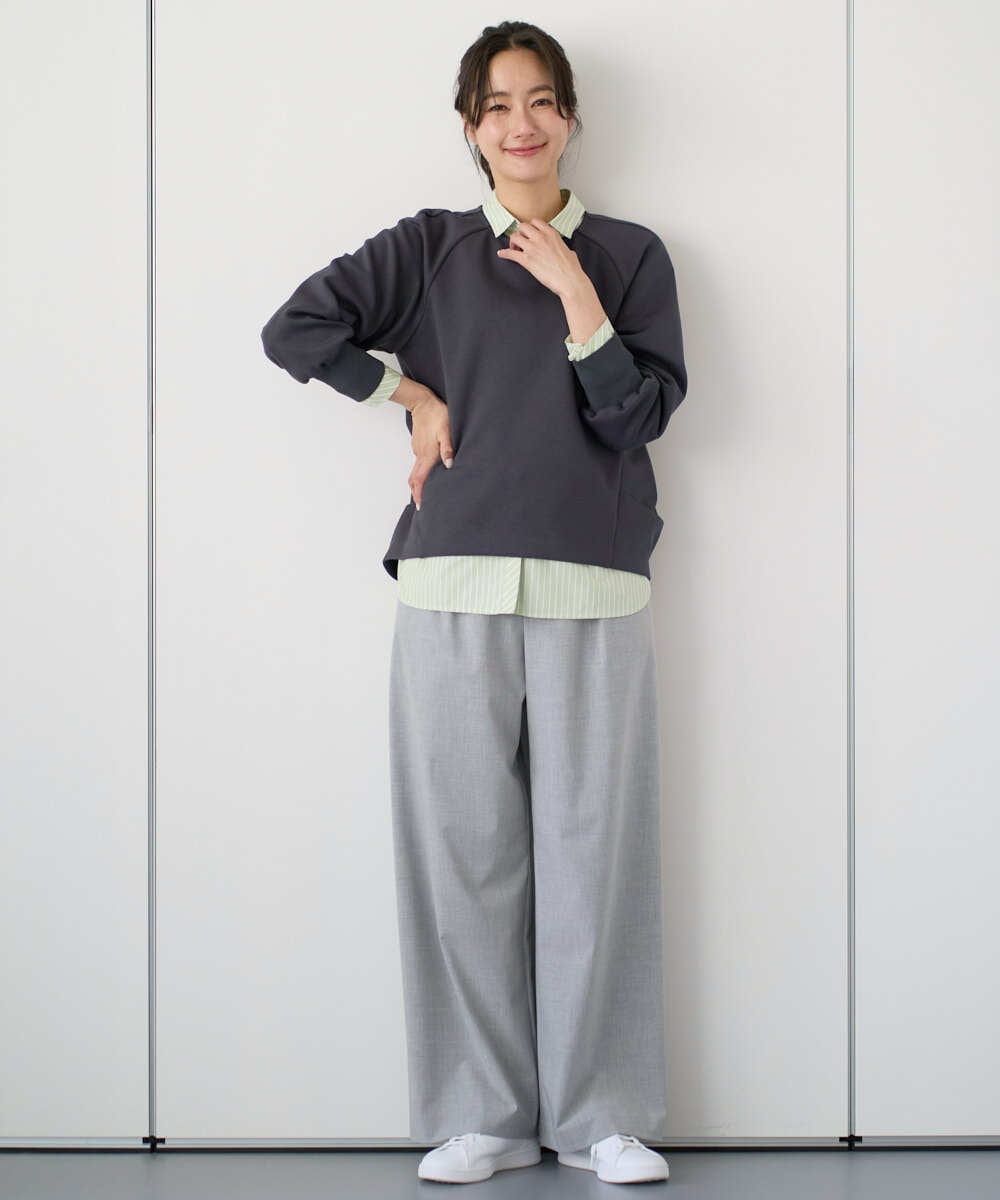 PZKEE20290 GEORGES RECH(ジョルジュ・レッシュ) [セットアップ対応]ダンボールジャージープルオーバー ベージュ