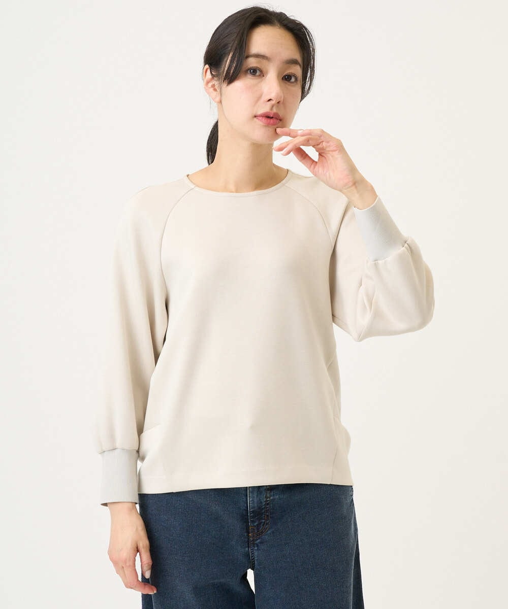 PZKEE20290 GEORGES RECH(ジョルジュ・レッシュ) [セットアップ対応]ダンボールジャージープルオーバー ベージュ