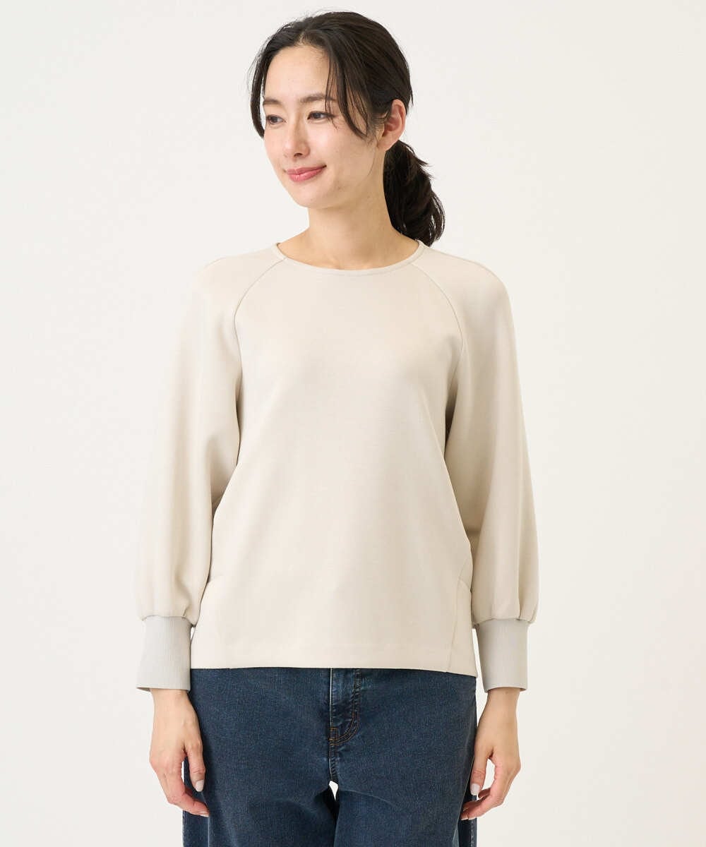 PZKEE20290 GEORGES RECH(ジョルジュ・レッシュ) [セットアップ対応]ダンボールジャージープルオーバー ベージュ