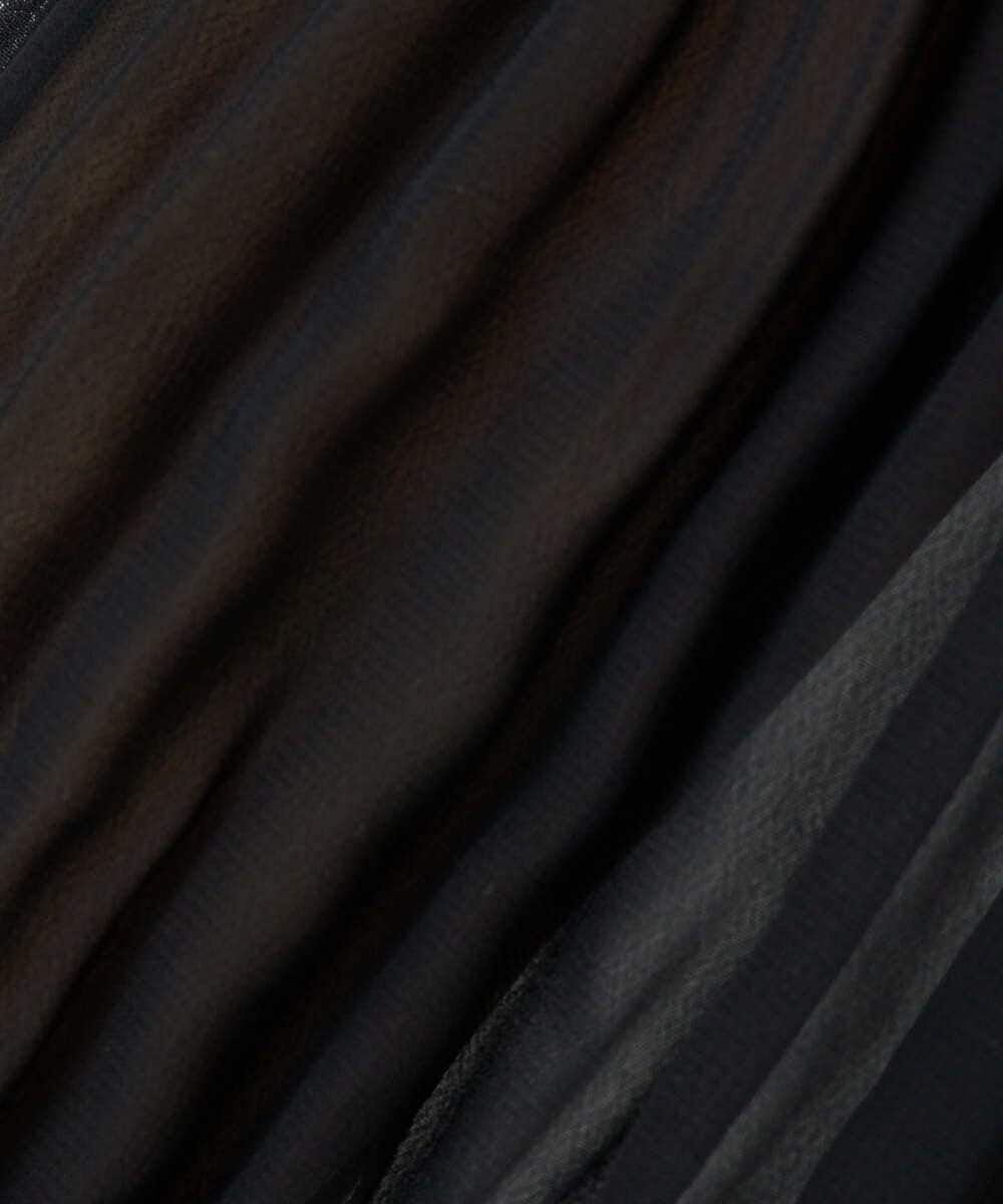 PZKEE24230 GEORGES RECH(ジョルジュ・レッシュ) プリーツスリーブジャージープルオーバー ブラック