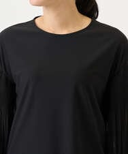 PZKEE24230 GEORGES RECH(ジョルジュ・レッシュ) プリーツスリーブジャージープルオーバー ブラック