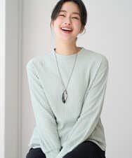 PZKEE27180 GEORGES RECH(ジョルジュ・レッシュ) ジャカードボトルネックジャージープルオーバー グリーン