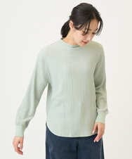 PZKEE27180 GEORGES RECH(ジョルジュ・レッシュ) ジャカードボトルネックジャージープルオーバー グリーン