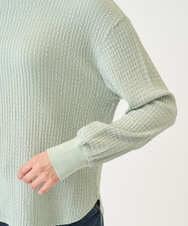 PZKEE27180 GEORGES RECH(ジョルジュ・レッシュ) ジャカードボトルネックジャージープルオーバー グリーン